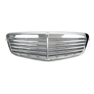 Mercedes W212 E Serisi 2009-2013 (Makyajsiz KASA) İçin Uyumlu Panjur Gümüs Elegance 2128800283