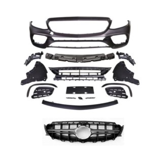 Mercedes W213 2016+ E Serisi İçin Uyumlu E63 Ön Tampon & Panjur Seti