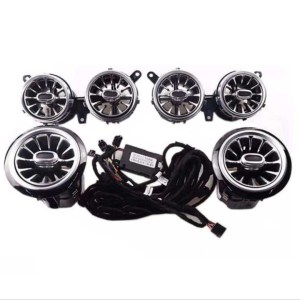 Mercedes W213 E Serisi 2018+ İçin Uyumlu 64 RENK İçin Ön HAVA Landirma Menfez Seti Ambians SET (Multicolor)