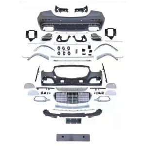 Mercedes W213 Yeni E Serisi İçin Uyumlu 2020+ Maybach Görünüm BODY Kit(siyah Sis Kapak)