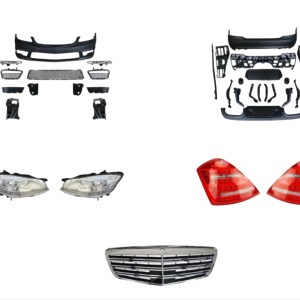 Mercedes W221 S Serisi Uyumlu S63 & S65 Body Kit (Far Ve Stop Dahil Full Set)