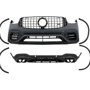 Mercedes X253 GLC 2020+ İçin Uyumlu Facelift AMG63S Görünüm BODY Kit