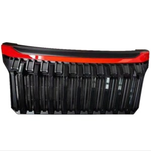 Mitsubishi L200 2019+ İçin Uyumlu Siyah Panjur ( Kirmizi Çizgili)