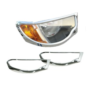 Mitsubishi L200 2008-2011 İçin Uyumlu FAR Cerceve Kaplama KROM