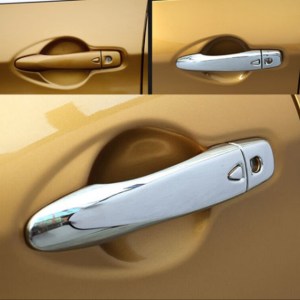 Nissan Qashqai 2014-2020 İçin Uyulu KROM Kapi KOLU - Smart KEY - Akilli Anahtar