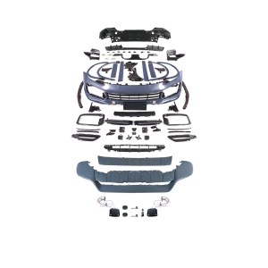 Porsche Cayenne Coupe 2018-2022 (9Y0.1) 3.0T İçin Turbo GT BODY Kit (Karbon Difüzör İle)