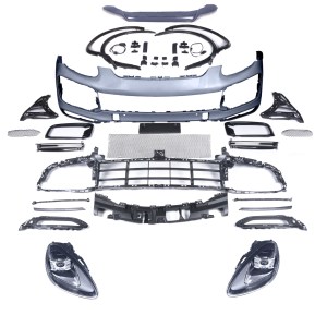 Porsche Cayenne 2011-2014 İçin Uyumlu İçin FULL Facelift 2018+ Turbo (Farlar Dahil)
