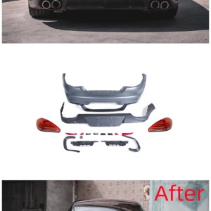 Porsche Panamera 2011-2013 İçin Uyumlu ARKA Tampon+stop Facelift