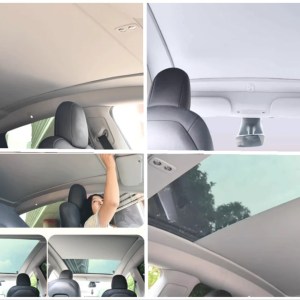 Tesla 2025+ Tesla Model Y (Yeni) Juniper İçin Elektrikli Tavan Perdesi (Tek Dügme)