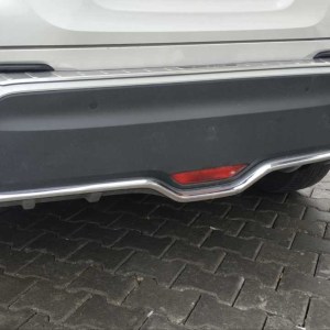 Toyota C-HR 2016-2019 İçin Uyumlu ARKA Tampon ALT Çitasi Nikelaj