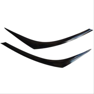 Toyota C-HR 2016-2019 İçin Uyumlu FAR Kasi - Piano Black (2 Parça)