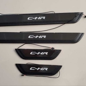 Toyota C-HR 2016-2019 İçin Uyumlu İsikli Kapi Esigi Mavi