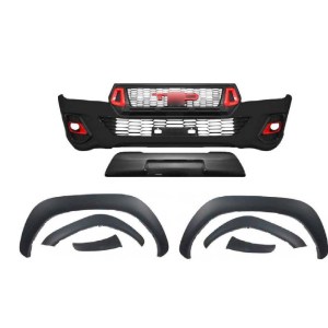 Toyota Hilux REVO 2016+ İçin Uyumlu Rocco TRD BODY Kit (Panjur-tampon-dodik Seti)