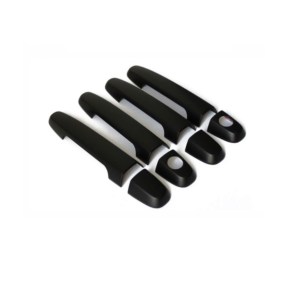 Toyota Hilux Vigo 2012-2015 İçin Uyumlu Kapi KOLU Kaplama Siyah