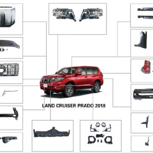 Toyota LAND Cruiser Prado 2014-2017 İçin Facelift BODY Kit ( 2018+ Görünüm)