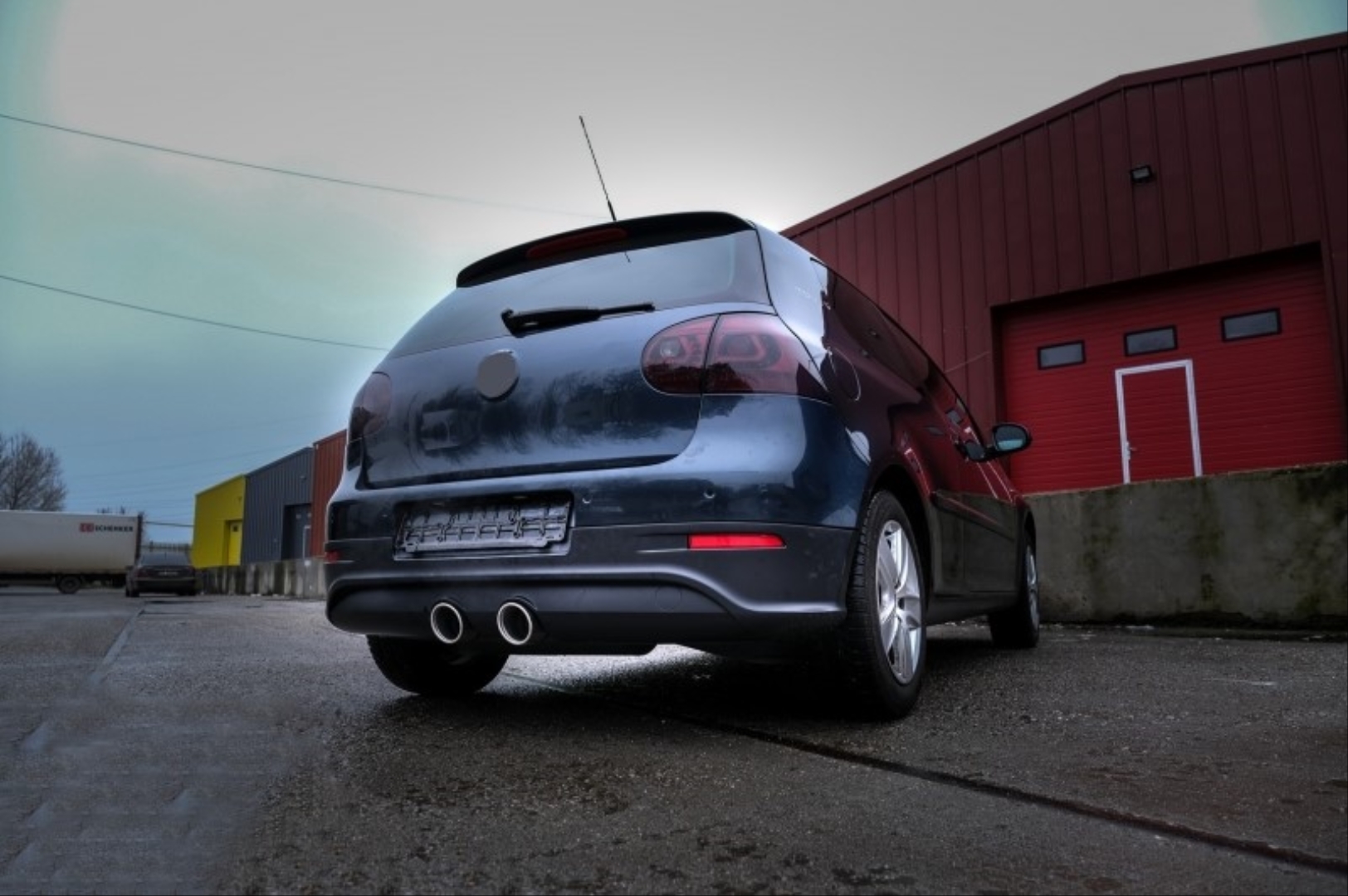 Volkswagen GOLF 5 MK5 2003-2009 İçin Uyumlu ARKA Tampon R32 - Görsel 6