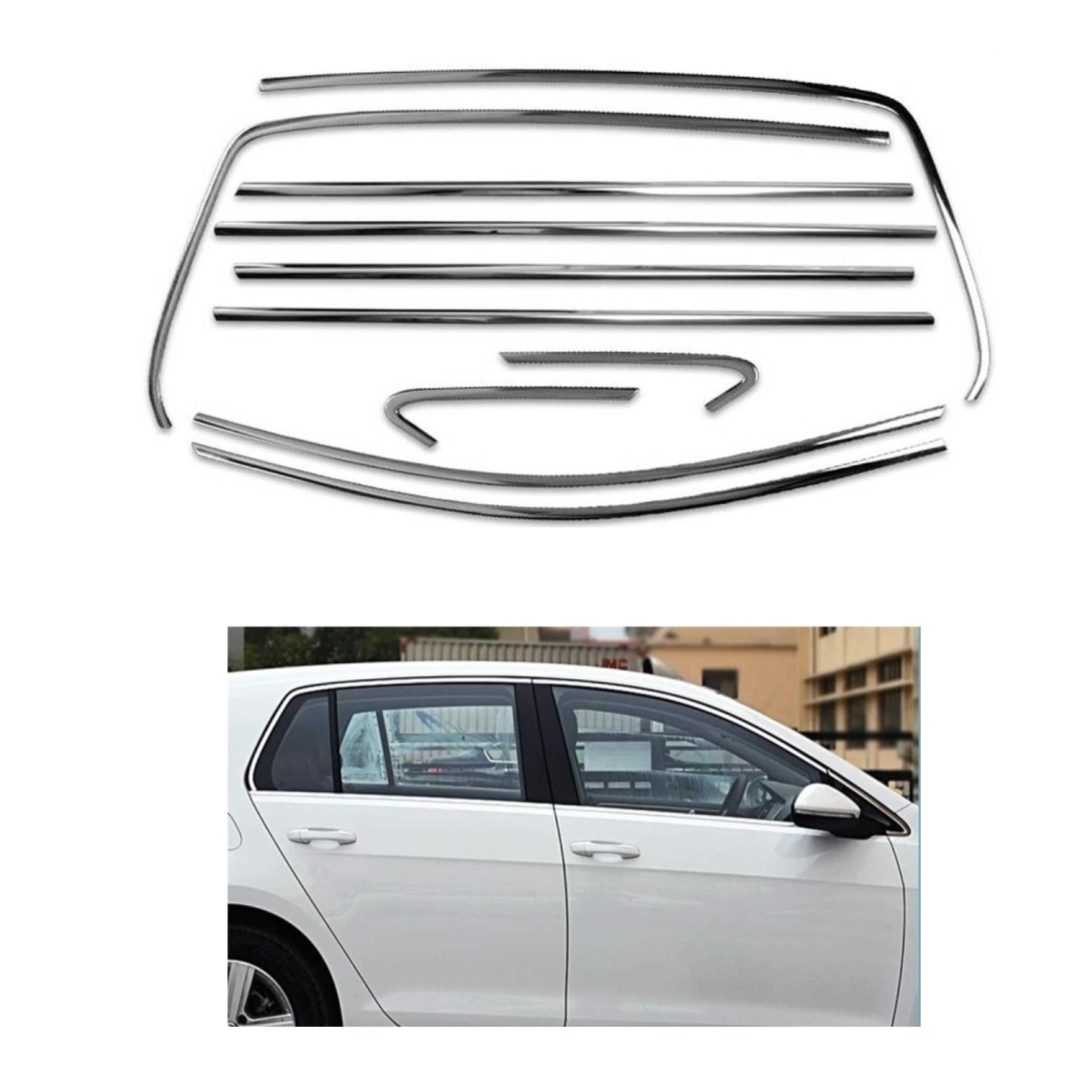 Volkswagen GOLF 7 - 7.5 2013-2020 İçin Uyumlu CAM Çerceve Nikelaji - Görsel 4