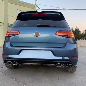 Volkswagen GOLF 7 İçin GOLF 7.5 R ARKA Tampon