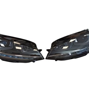 Volkswagen GOLF 7 İçin Uyumlu U LED FAR Silver