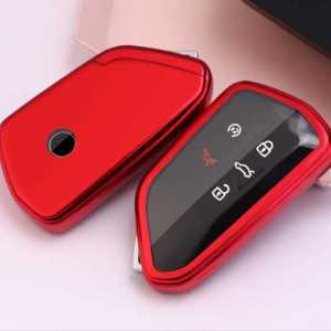 Volkswagen GOLF 8 İçin Uyumlu Anahtar Kilifi (ABS) - Kirmizi