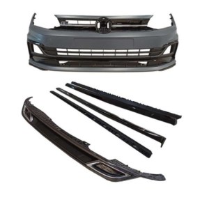 Volkswagen POLO 2018+ İçin Uyumlu MK6 R Line FULL BODY Kit (Sis Dahil)