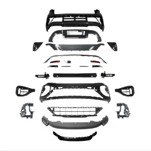 Volkswagen 2019-2021 T-ROC İçin Makyajli Görünüm 2022+ R BODY Kit(egzoz Dahil)