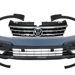 Volkswagen Tiguan 2016-2021 İçin Uyumlu Ön Tampon + Panjur + Ön Dodik Seti