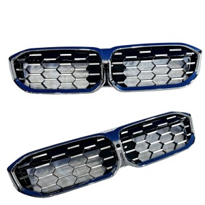 BMW G20 Panjur Diamond Lci Gri / KROM Çerçeve