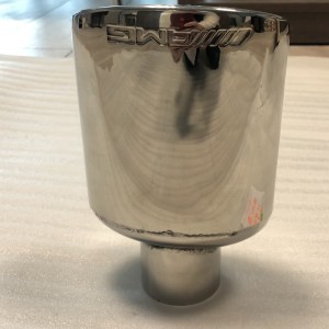 Mercedes AMG Tekli Elips KROM Egsoz UCU (125*70)