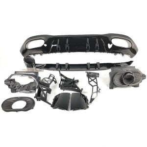 Mercedes W177 Difüzör A35 Siyah Egsoz UCU 5D