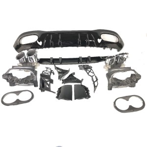 Mercedes W177 Difüzör A45 KROM Egsoz UCU 5D